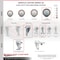 Service Caster 5 Inch SS Maroon Polyurethane Swivel 3/8 Inch Threaded Stem Caster Brake, 2PK SSTS20S514-PPUB-MRN-TLB-381615-2-S-2 - alternate 4